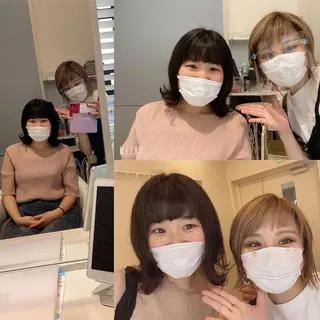 ショート カラー パーマ ヘアアレンジ メンズ キッズ ネイル マツエク・マツパ ✂︎ショート、ボブ、 レイヤー🩵YUMIのヘアスタイル