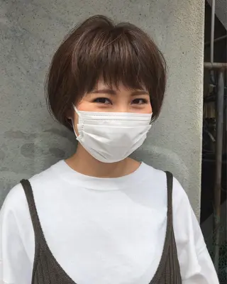 ショート さの あやねのヘアスタイル