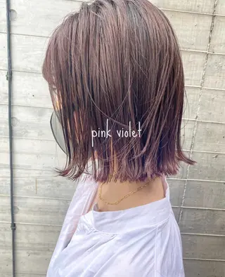 ショート カラー ヘアアレンジ ブリーチなし透け感/ マンツーマン/Ryoのヘアスタイル