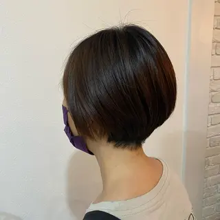 ショート 髪質改善／艶カラー 🫧harunaのヘアスタイル