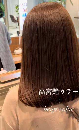 セミロング カラー レイヤー/透明感/髪 質改善/メンズ/佐藤のヘアスタイル