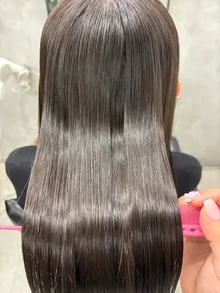ロング カラー すぐ巻ける縮毛矯正 🍀勝倉　麗のヘアスタイル