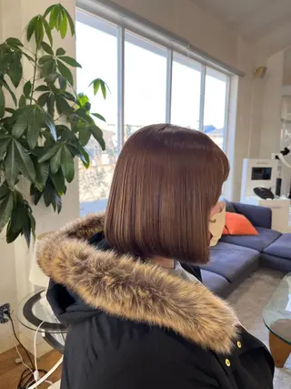 ショート カラー 富永 美玖のヘアスタイル