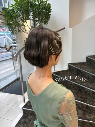 ヘアアレンジ BiBi 藪 菜月のヘアスタイル