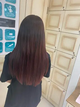 ロング ヘアアレンジ 透明感カラー 古山 結季🌙🖤のヘアスタイル