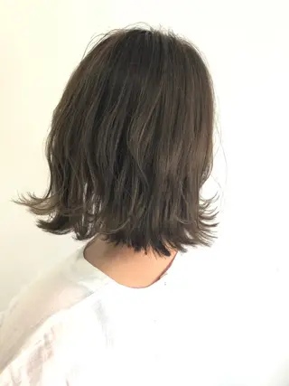 ミディアム カラー Rayt hair レイトヘアーのヘアスタイル