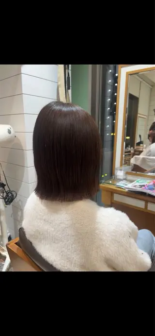 Miwa🦋渋谷/ 透明感カラー/セットのヘアスタイル