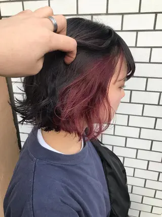 ショート カラー 🧡色落ちまで2度綺 麗なカラー🧡ヨシキのヘアスタイル