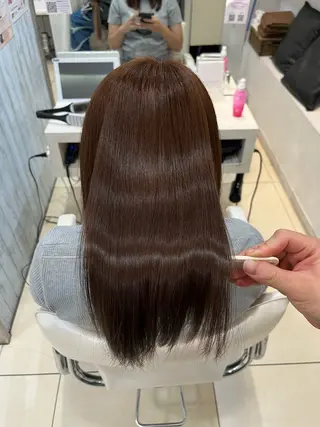 ミディアム カラー 🤎ベージュカラー/ 髪質改善/山岸🤎のヘアスタイル