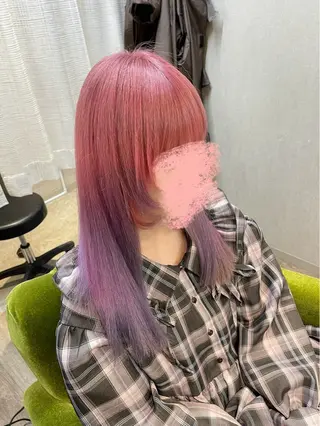 セミロング カラー ANDIAMO SAKAE✩楓のヘアスタイル