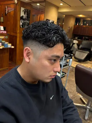 ショート パーマ メンズ 💈LGC💈 SANAのヘアスタイル