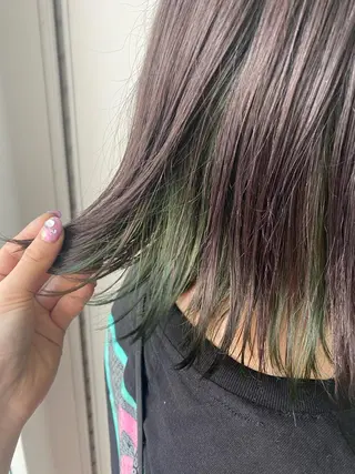 カラー 顔周りカット/透明感 カラー✂️MEIのヘアスタイル