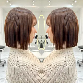 ショート ボブ/髪質改善/ ミディアム/浅川俊輝のヘアスタイル