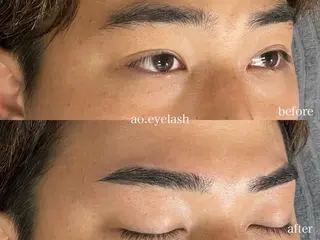 メンズ アイブロウ 🎀ao.eye lash ヒカリ🪽のマツエク・マツパデザイン