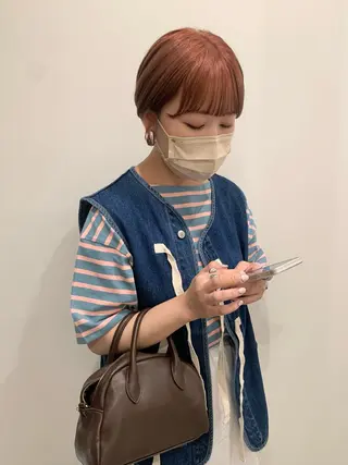 ショート 落合希 Olivebeigeのヘアスタイル