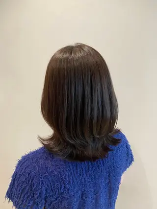 ミディアム カラー 🌹艶髪カラー🌹 津田晴加【西荻窪】のヘアスタイル