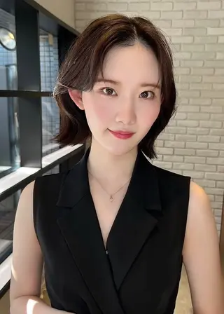 ミディアム [似合う小顔カット] 🪽MUNi恵比寿のヘアスタイル