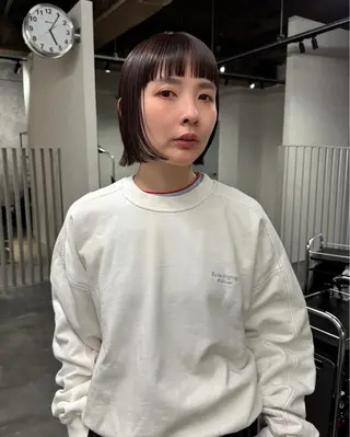 ショート カラー もりしま あやかのヘアスタイル