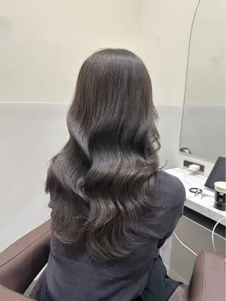 セミロング カラー 矢野 晃平のヘアスタイル