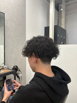 パーマ メンズ 武井 蓮汰のヘアスタイル