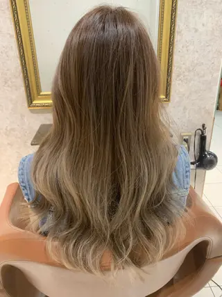 セミロング MORISAKI ✂︎縮毛矯正のヘアスタイル