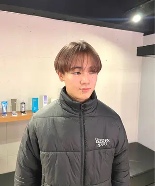 カラー メンズ きど ゆうきのヘアスタイル