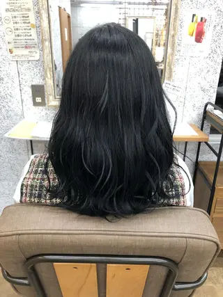 ロング カラー カノエ 松江学園店のヘアスタイル
