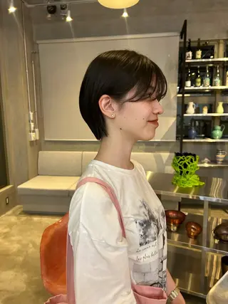 ショート KIZUKI所属・yara reinのヘアスタイル