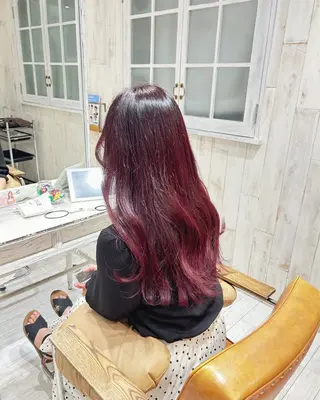 ロング JUNO HAIR 🪽比内千聖のヘアスタイル