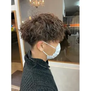 パーマ メンズ エヌプランツ 和泉府中のヘアスタイル