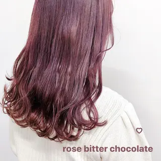 セミロング misaki🎀 まろみ透け感カラーのヘアスタイル