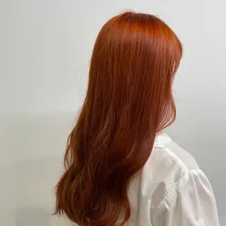 セミロング カラー ヘアアレンジ 🤍韓国ヘア特化 🤍力丸🤍のヘアスタイル
