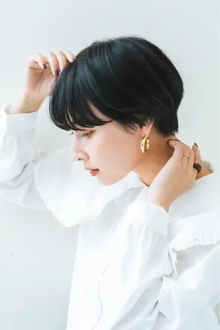 ショート カラー 北川 泰之のヘアスタイル