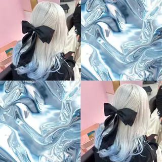 セミロング ✨色落ちまで可愛い✨ MANATO🎨🌈のヘアスタイル