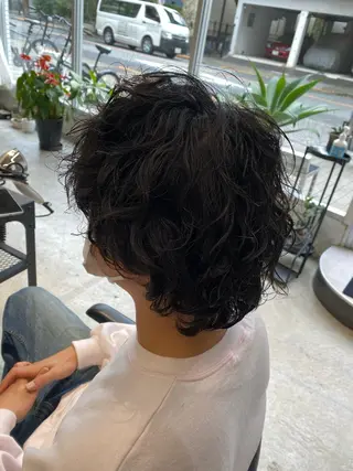 パーマ メンズ オタク特化美容師💟 チバコナツのヘアスタイル