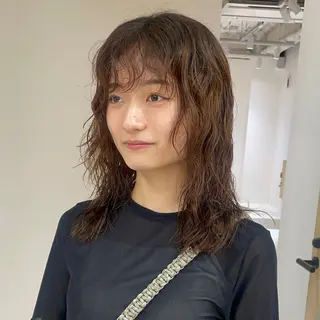 ロング パーマ DEEokazaki hina.Oのヘアスタイル