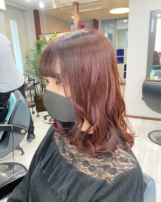 ミディアム カラー ＊横浜駅＊ 金子 誠也のヘアスタイル