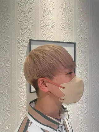 ミディアム カラー メンズ ⭐️髪質改善⭐️ 大野輝のヘアスタイル