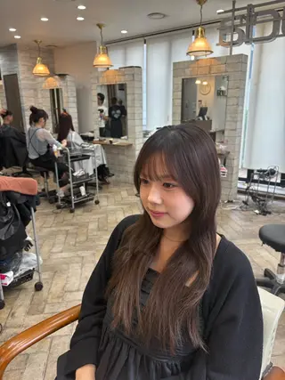 ロング 髪質改善カラー/ 結べるレイヤー/文野のヘアスタイル