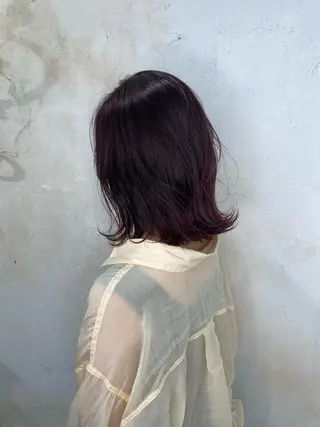 ミディアム カラー 【透明感カラー】 harunaのヘアスタイル
