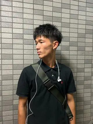 ショート パーマ メンズ 💈メンズ短髪特化 ✂︎伊藤大輝💈のヘアスタイル