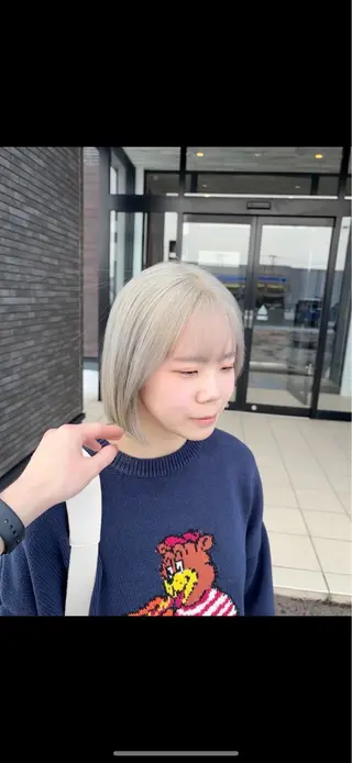 カラー Earth中野山後藤 陸沙のヘアスタイル