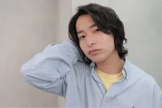 ミディアム パーマ メンズ 半個室メンズ カット🥕羽鳥淳妃のヘアスタイル