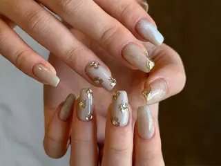 ショート カラー パーマ ヘアアレンジ メンズ キッズ ネイル マツエク・マツパ アイブロウ ar. harajukuのネイルデザイン