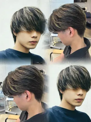 カラー メンズ メンズパーマ/ メッシュ📍ﾕﾘのヘアスタイル