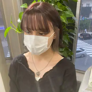 ミディアム カラー シールエクステ特化 ハイトーン、NANAのヘアスタイル
