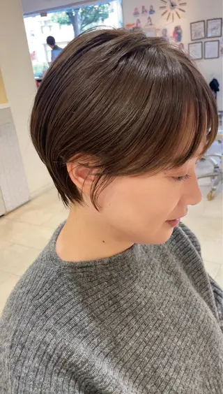 ショート エマノン梅田茶屋町所属・✨艶髪ショート✨ 木場　裕由毅のヘアスタイル