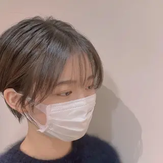ショート パーソナルカラー lapiax阿部のヘアスタイル