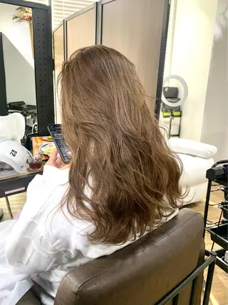 ミディアム カラー ARCANAブリーチ ダブルカラー🌟原宿のヘアスタイル
