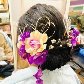 ロング ヘアアレンジ 小顔美肌&ヘアメイク 丸山紗來のその他イメージ